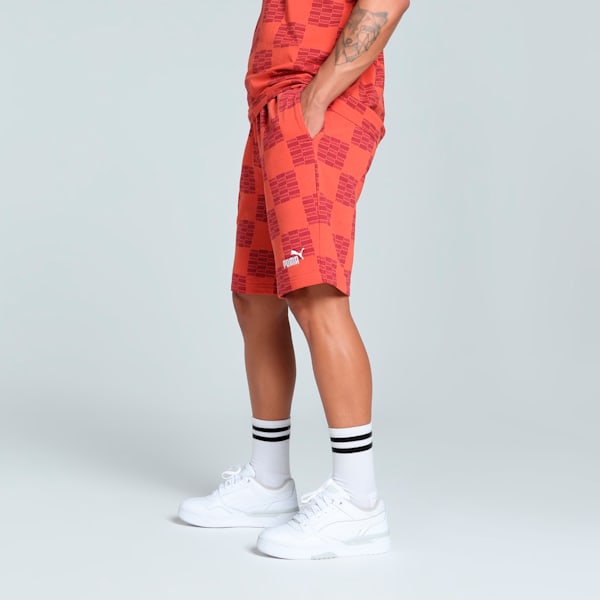 United Men's 10" Shorts, Red Fire, extralarge-IND